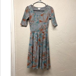Lularoe women’s skater dress 3/4 sleeve XXS